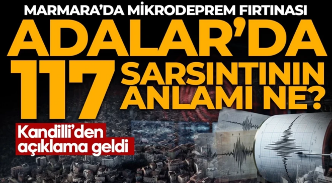 Kandilli Rasathanesi’nden Marmara’daki depremlere ilişkin açıklama