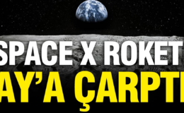 SpaceX roketi saatte 5 bin 400 mil hızla Ay’a çarptı
