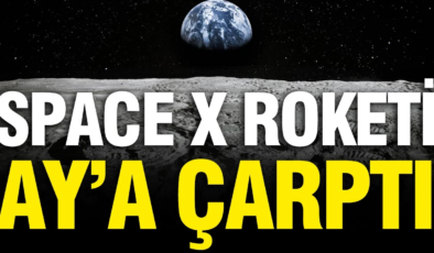 SpaceX roketi saatte 5 bin 400 mil hızla Ay’a çarptı