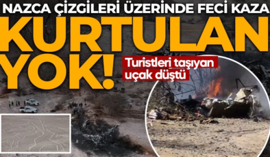 Turistleri taşıyan uçak düştü! Çok sayıda can kaybı var