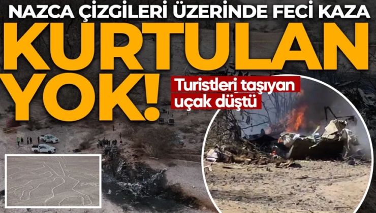 Turistleri taşıyan uçak düştü! Çok sayıda can kaybı var