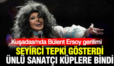 Kuşadası’nda Bülent Ersoy gerilimi: Seyirci tepki gösterdi, ünlü sanatçı küplere bindi