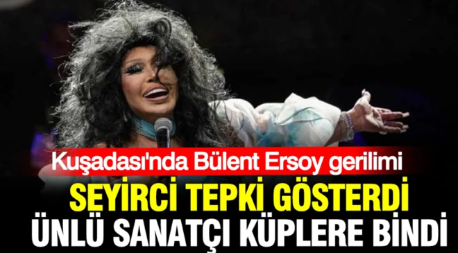 Kuşadası’nda Bülent Ersoy gerilimi: Seyirci tepki gösterdi, ünlü sanatçı küplere bindi