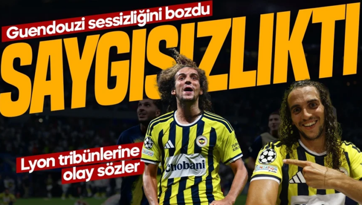 Maç sonrası saha karışmıştı! Guendouzi sessizliğini bozdu: Lyon tribünlerine olay sözler