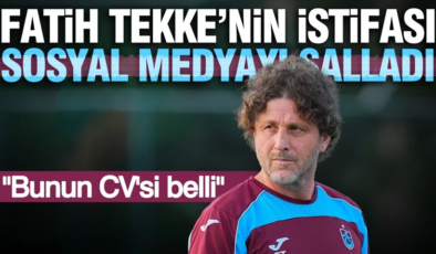 Trabzonspor’da kaos dolu dakikalar! Fatih Tekke istifa etti: Yönetimden apar topar açıklama geldi