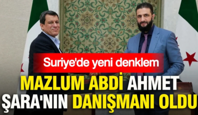 Suriye’de yeni denklem: Mazlum Abdi, Ahmet Şara’nın danışmanı oldu