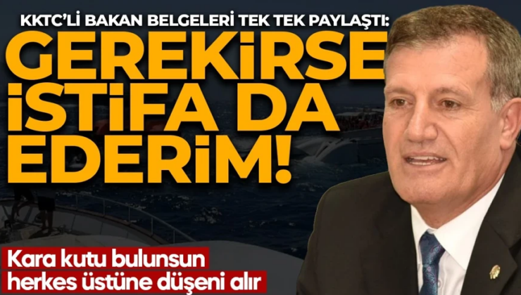 Gerekirse istifa ederim! Ulaştırma bakanı Arıklı ”Kara kutu bulunsun, gerekirse istifa ederim ”