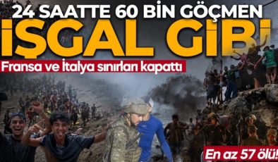 Avrupa’da deprem! 24 saatte 60 bin kişi sınırı aştı! En az 57 kişi öldü! “Kent işgal edilmiş gibi”
