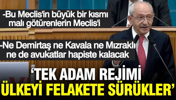 CHP lideri Kılıçdaroğlu: Ne Demirtaş hapiste kalacak ne Osman Kavala ne de Selçuk Mızraklı