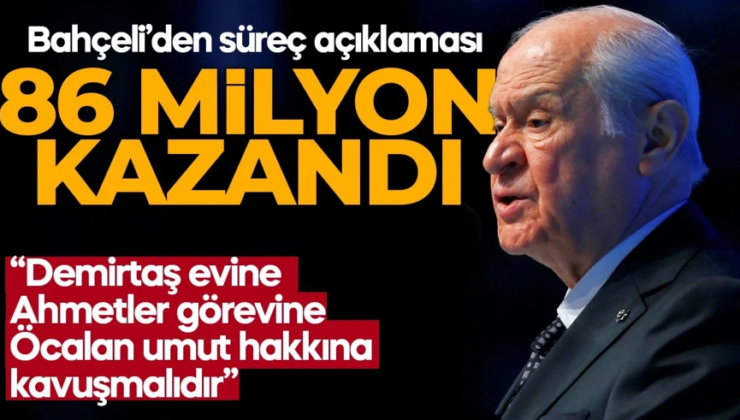 Bahçeli’den imza sonrası ilk açıklama: Bin yıllık kardeşliğimiz bir kez daha tescillenmiştir