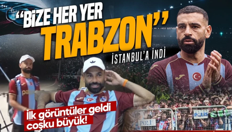 Uçaktan inen Mohamed Salah’tan Trabzonspor formasıyla ilk mesaj: Bize her yer Trabzon!