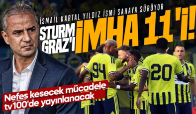 Şampiyonlar Ligi’nde gruplara kalmak isteyen Fenerbahçe bu akşam Sturm Graz’ı konuk edecek.