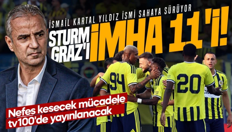 Şampiyonlar Ligi’nde gruplara kalmak isteyen Fenerbahçe bu akşam Sturm Graz’ı konuk edecek.