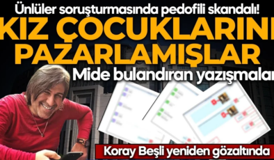 Ünlüler soruşturmasında pedofili skandalı! Kız çocuklarını pazarlamışlar: Koray Beşli yeniden gözaltında