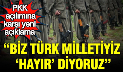 PKK Açılımına karşı yeni açıklama: Biz Türk Milletiyiz ‘Hayır’ diyoruz