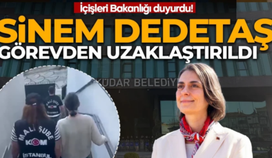 Üsküdar Belediye Başkanı Sinem Dedetaş görevden uzaklaştırıldı