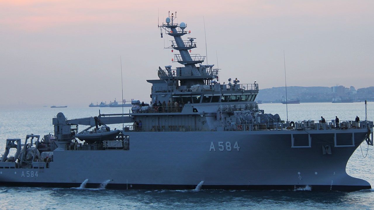 TCG IŞIN, Girne’ye doğru seyir halinde…