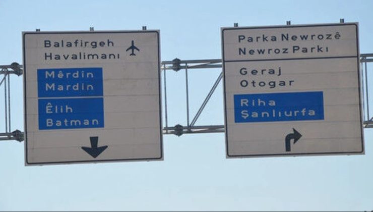 Açılımın somut sonuçları Kürtçe tabelalar