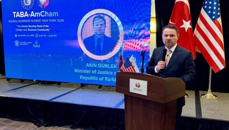 Adalet Bakanı Gürlek, Türk-Amerikan İşadamları Derneği tarafından düzenlenen Küresel İş Zirvesi’ne katıldı