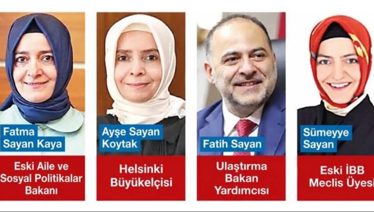 AKP’nin imtiyazlı ailesi Sayan kardeşler