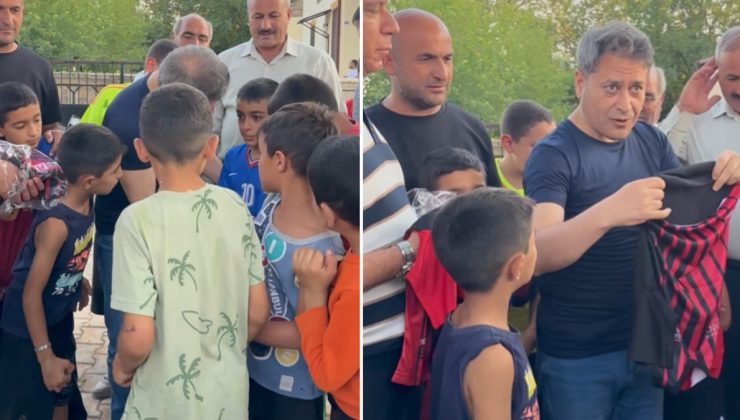 AKP'li vekil çocuğun üstündeki formayı görünce sokak ortasında çıkarttı