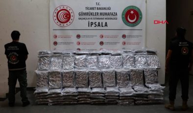 Ankara ve Hamzabeyli kapılarında 174 kilo uyuşturucu ele geçirildi