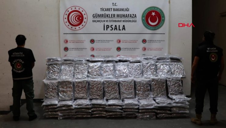 Ankara ve Hamzabeyli kapılarında 174 kilo uyuşturucu ele geçirildi