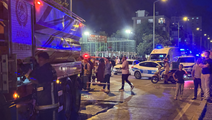 Antalya'da oto galeri dükkanında başlayıp apartmana sıçradı