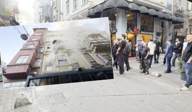 Beyoğlu'nda 6 katlı restoranda yangın