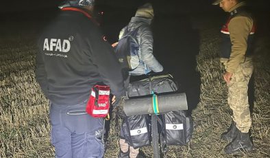 Bisikletleriyle gezerken yolunu kaybeden 2 turist bulundu