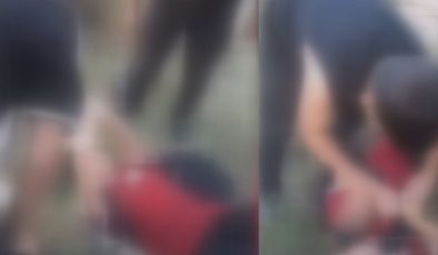 Boş arazide darbedilen 12 yaşındaki çocuğun görüntüsü yürek burktu