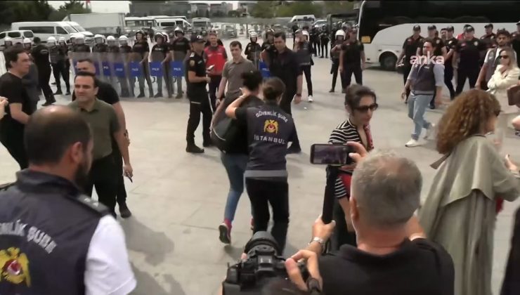 Çağlayan'da LGBTİ+ operasyonlarına basın açıklamasına polis müdahalesi: Çok sayıda gözaltı