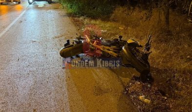 Ciklos mevkiinde feci kaza… 30 yaşındaki motosiklet sürücüsü hayatını kaybetti!