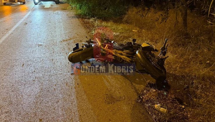 Ciklos mevkiinde feci kaza… 30 yaşındaki motosiklet sürücüsü hayatını kaybetti!
