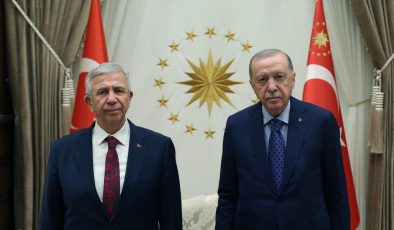 Cumhurbaşkanı Erdoğan Mansur Yavaş ile görüştü