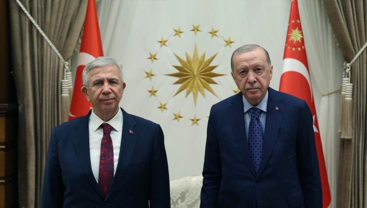 Cumhurbaşkanı Erdoğan Mansur Yavaş ile görüştü
