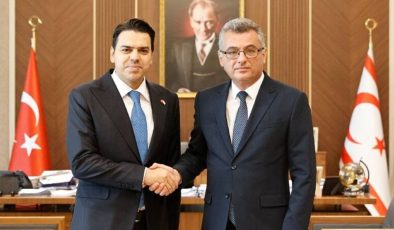 Cumhurbaşkanı Erhürman, TİKA Başkanı Eren ile heyetini kabul etti