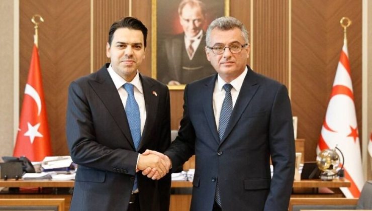 Cumhurbaşkanı Erhürman, TİKA Başkanı Eren ile heyetini kabul etti