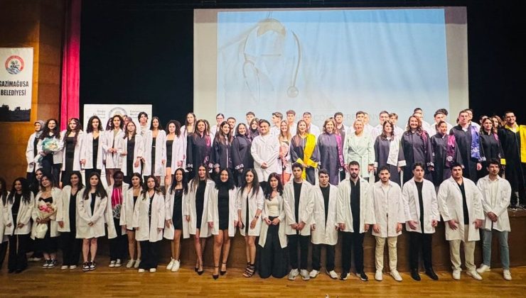 DAÜ Dr. Fazıl Küçük Tıp Fakültesi’nde akademik yıl açılış ve beyaz önlük töreni yapıldı