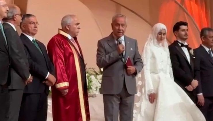 Davutoğlu'nun oğlunun nikahında dikkat çeken detay: Erdoğan yoktu, Özel ve Kılıçdaroğlu şahit oldu