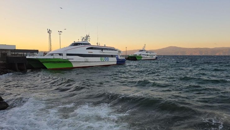 Deniz ulaşımına hava engeli: Bazı BUDO seferleri iptal edildi