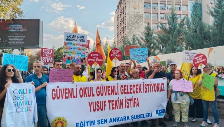 Eğitim-Sen'den Yusuf Tekin'e istifa çağrısı