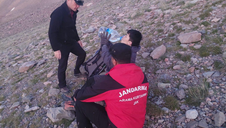 Erciyes Dağı'nda mahsur kalan turist kurtarıldı