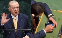 Erdoğan konuştu, Şara telefonundan kafasını kaldırmadı