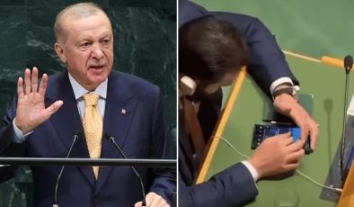 Erdoğan konuştu, Şara telefonundan kafasını kaldırmadı