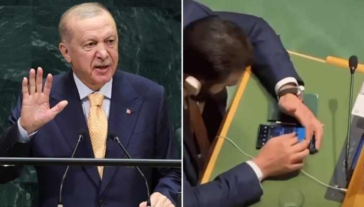 Erdoğan konuştu, Şara telefonundan kafasını kaldırmadı