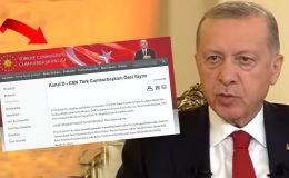 Erdoğan'ın bu sözleri Saray'ın sitesinde duruyor