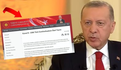 Erdoğan'ın bu sözleri Saray'ın sitesinde duruyor