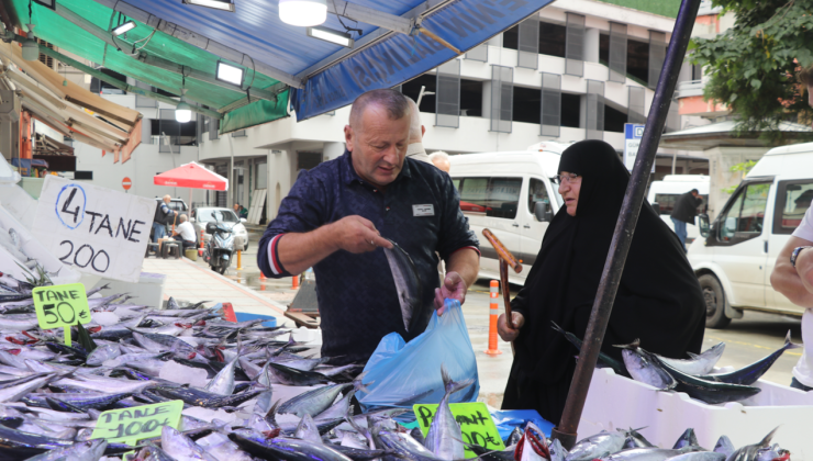Fiyatı 100 liranın altına düşünce ikişer üçer kapıştılar: Duyan balıkçı tezgâhlarına akın ediyor