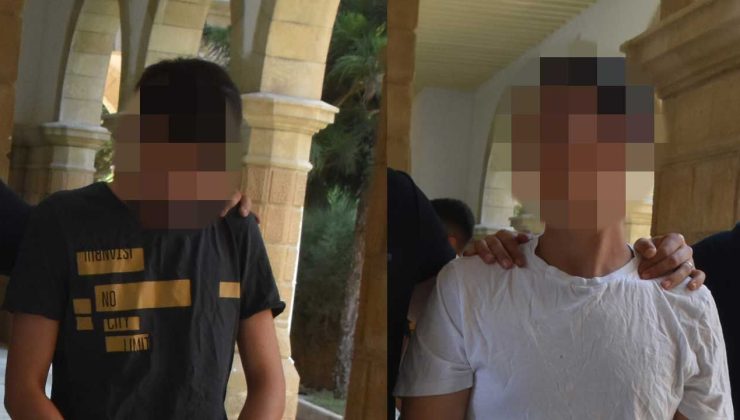 Galeriyi kundakladılar, Ercan’da yakalandılar